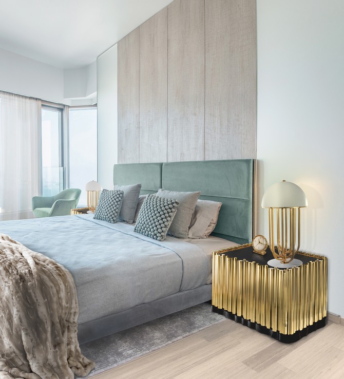 Modern Nightstands for your Bedroom by Boca do Lobo - Lighting Ideas for a Bedroom by Delightfull